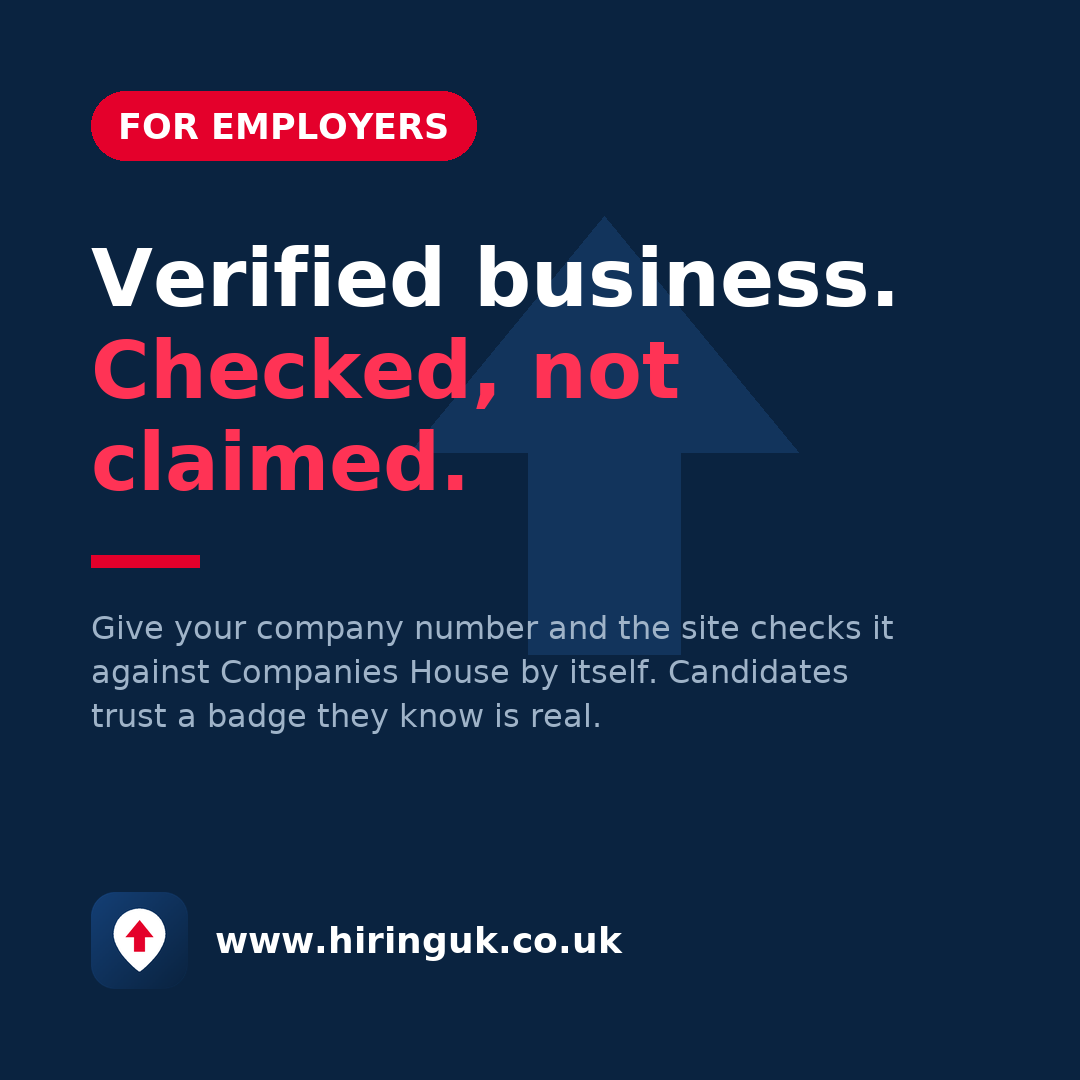 Verified business. Checked, not claimed.