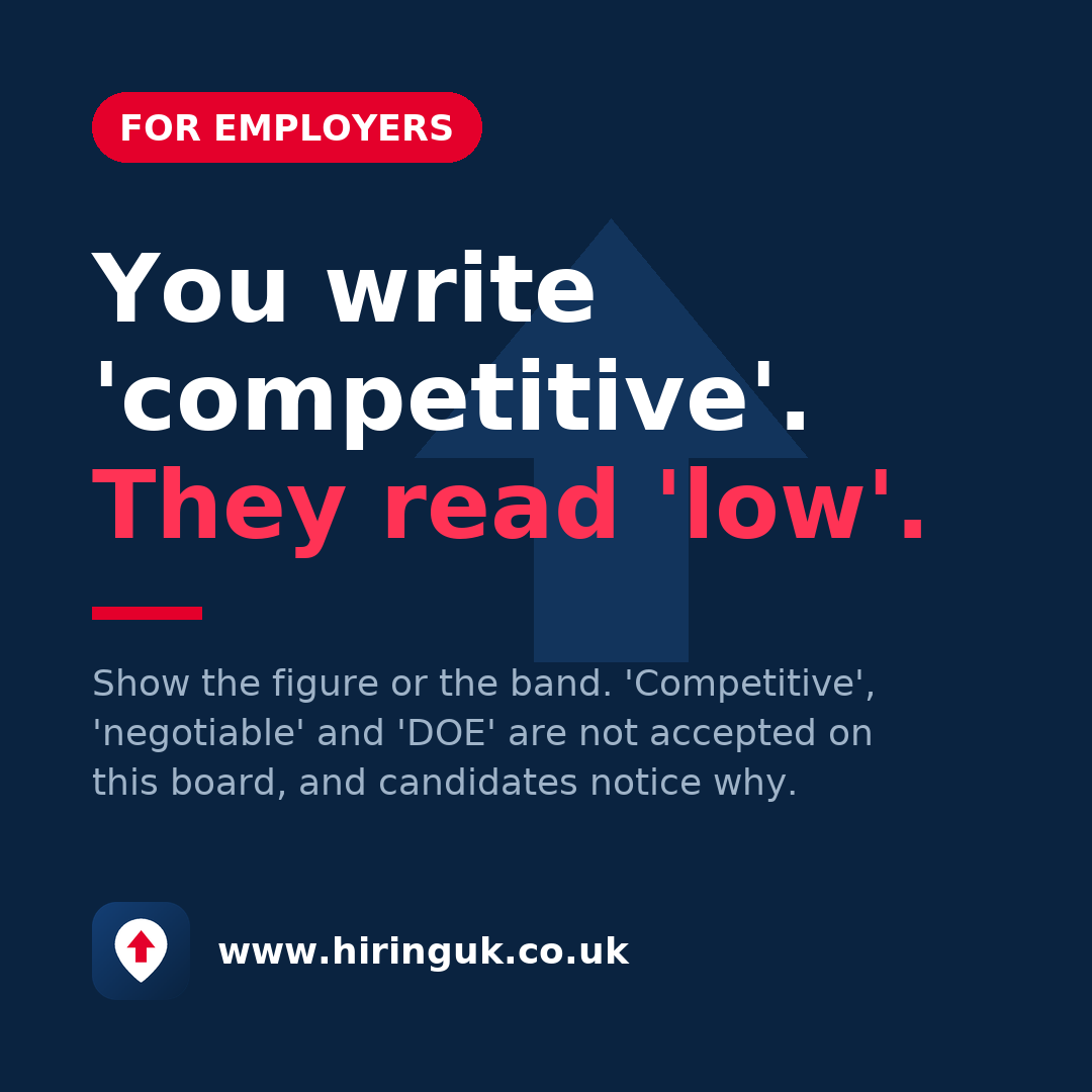 You write 'competitive'. They read 'low'.