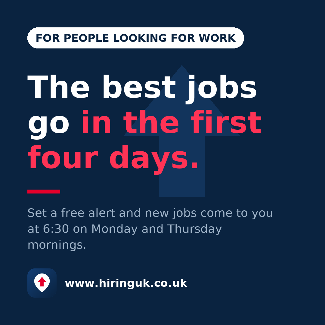 The best jobs go in the first four days.