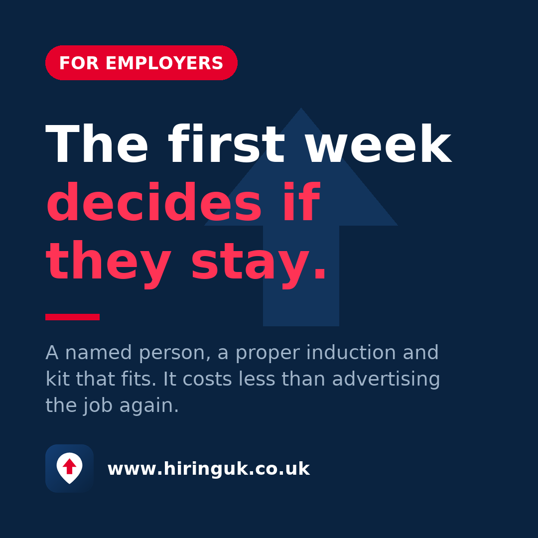 The first week decides if they stay.