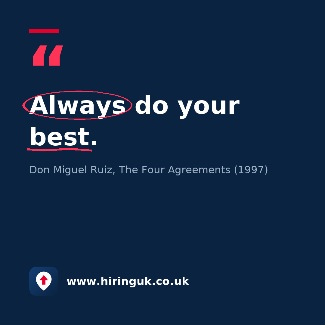 Quote card: Always do your best.