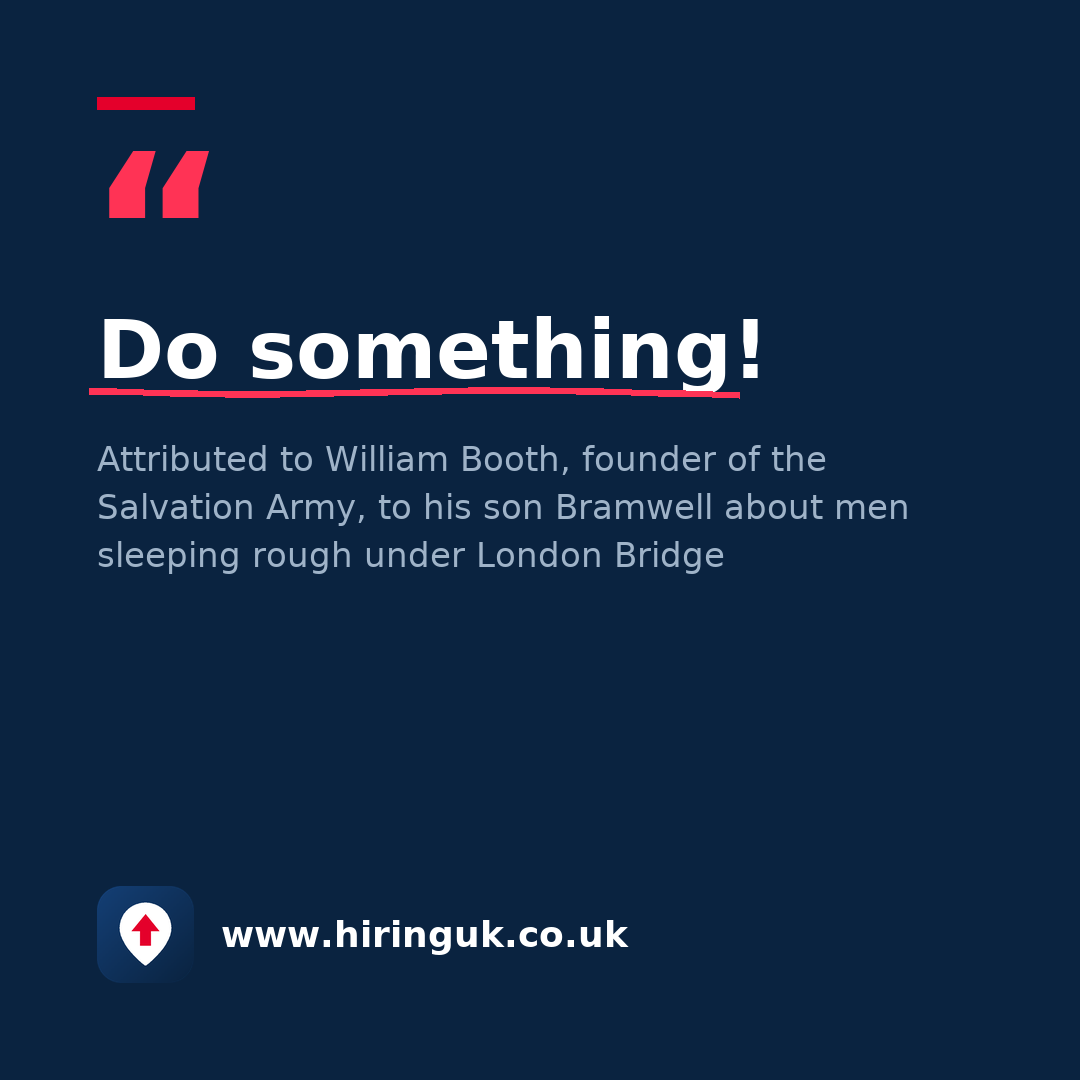 Quote card: Do something!