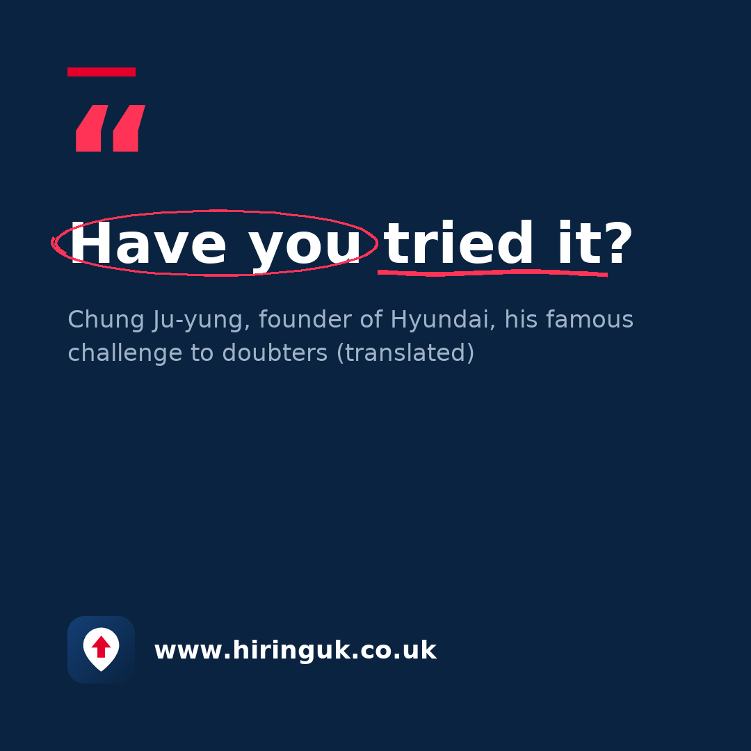Quote card: Have you tried it?