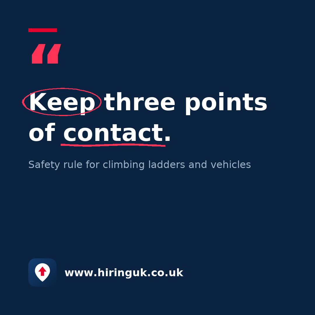 Quote card: Keep three points of contact.