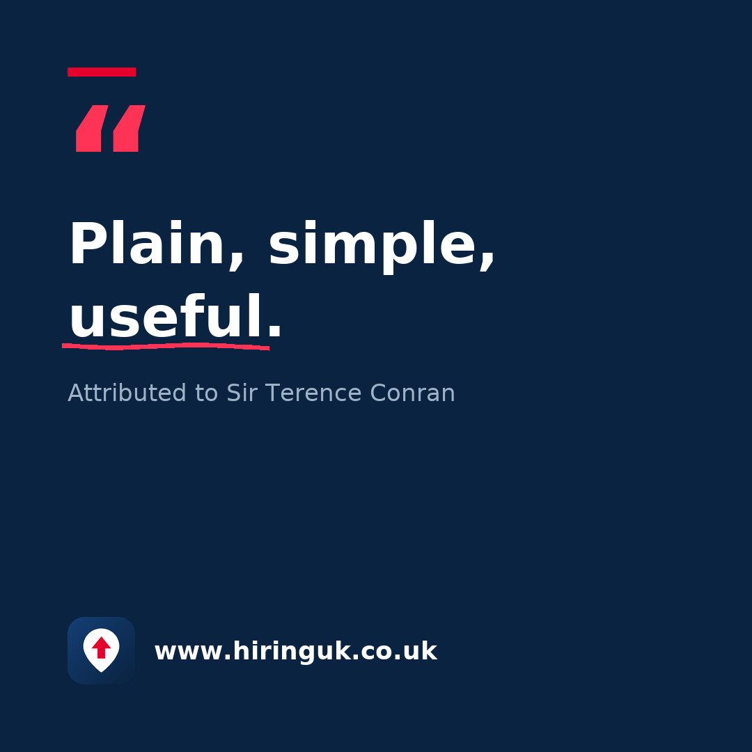Quote card: Plain, simple, useful.