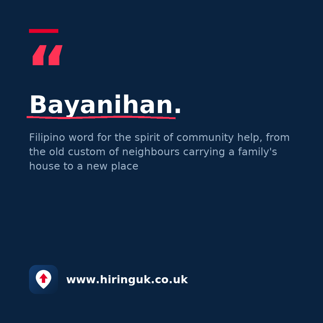 Quote card: Bayanihan.