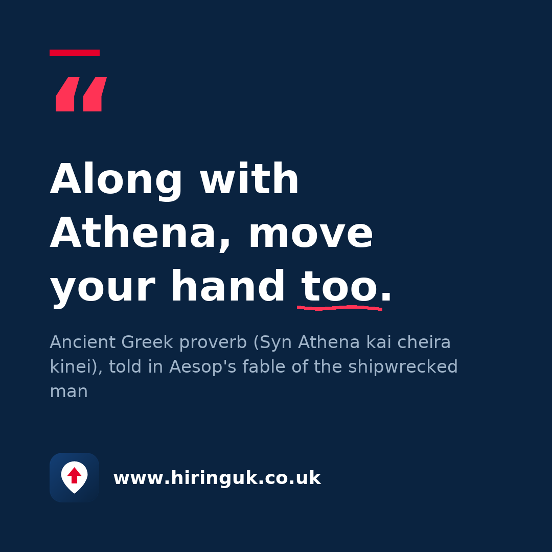 Quote card: Along with Athena, move your hand too.