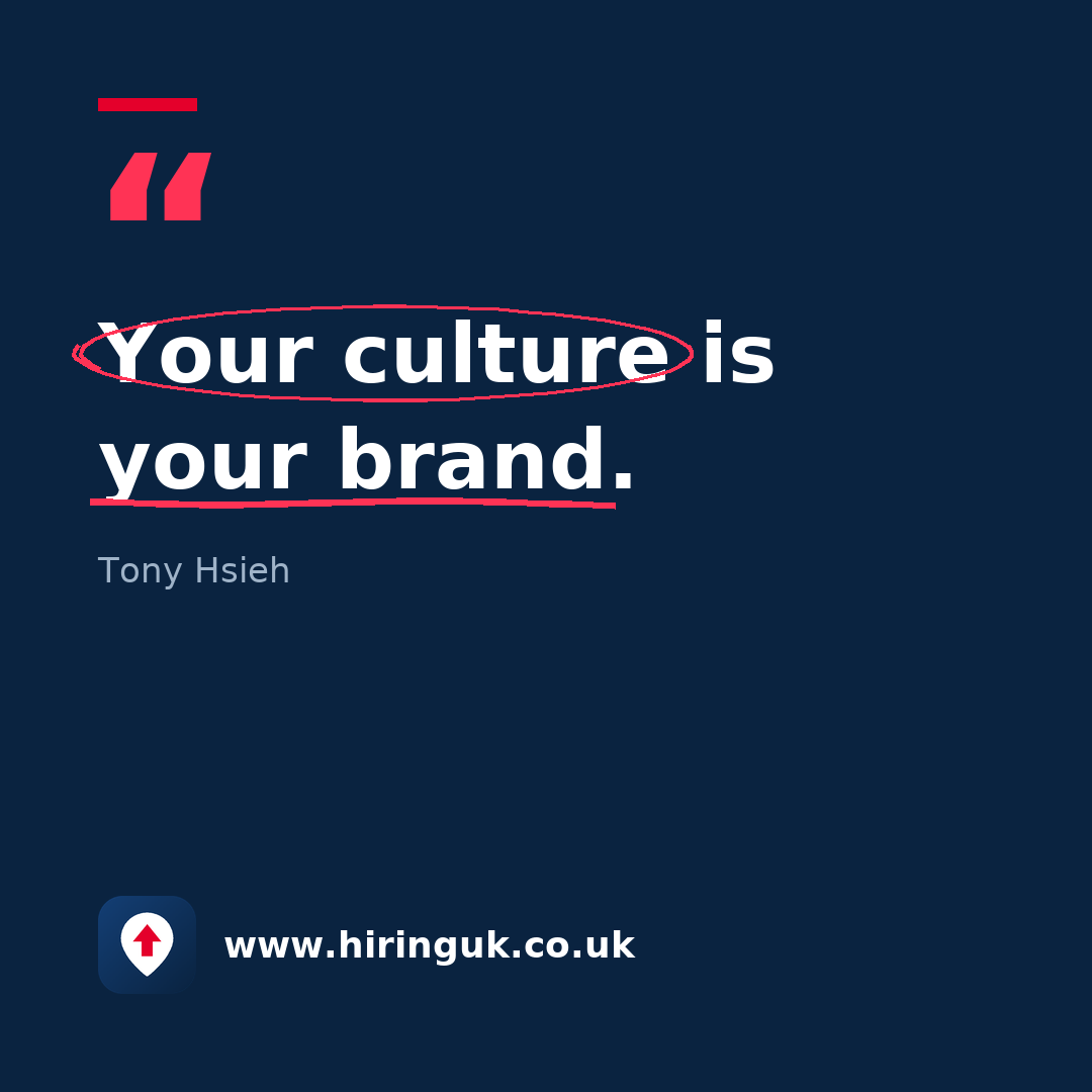 Quote card: Your culture is your brand.