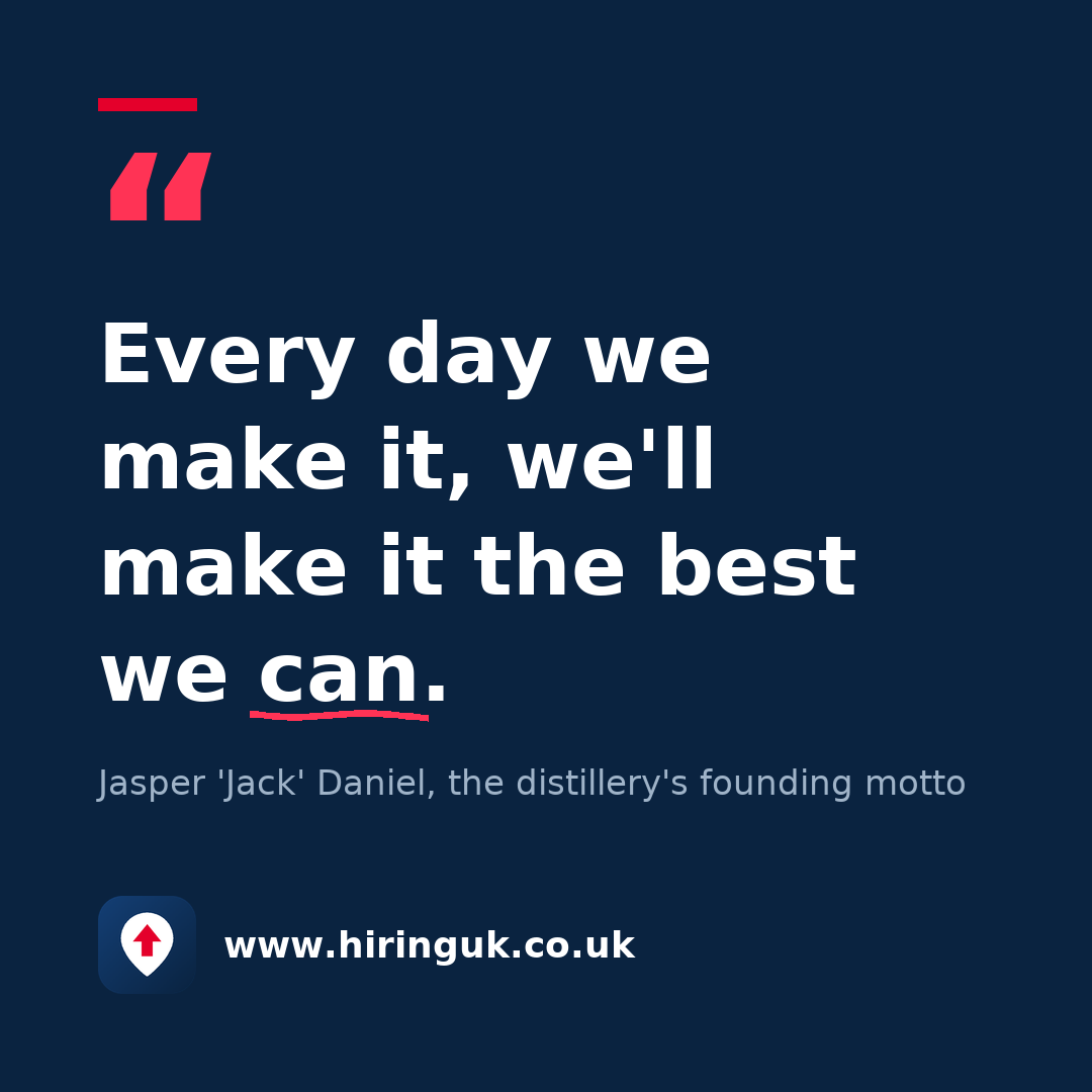 Quote card: Every day we make it, we'll make it the best we can.