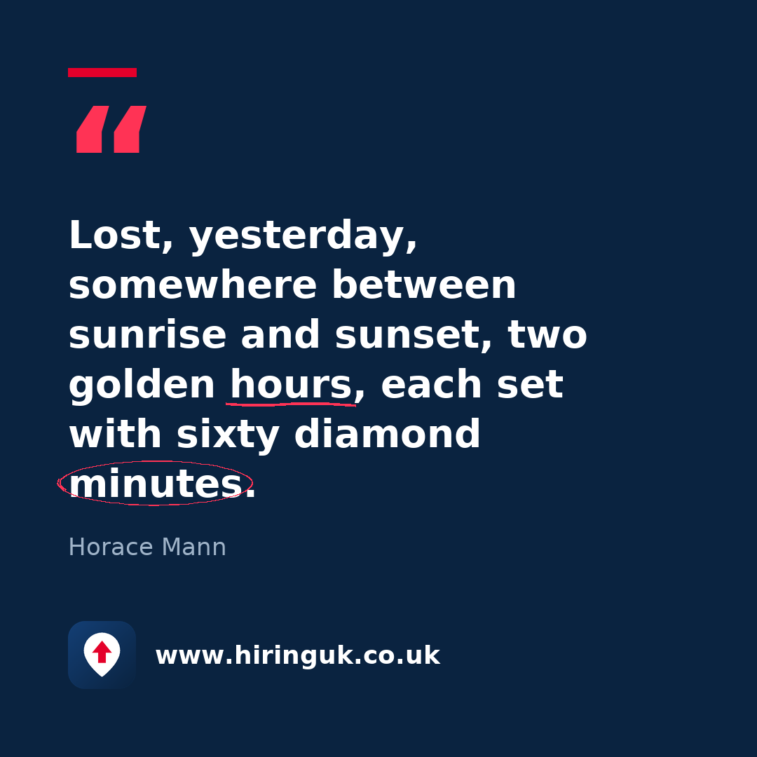 Quote card: Lost, yesterday, somewhere between sunrise and sunset, two golden hours, each set with sixty diamond minutes.