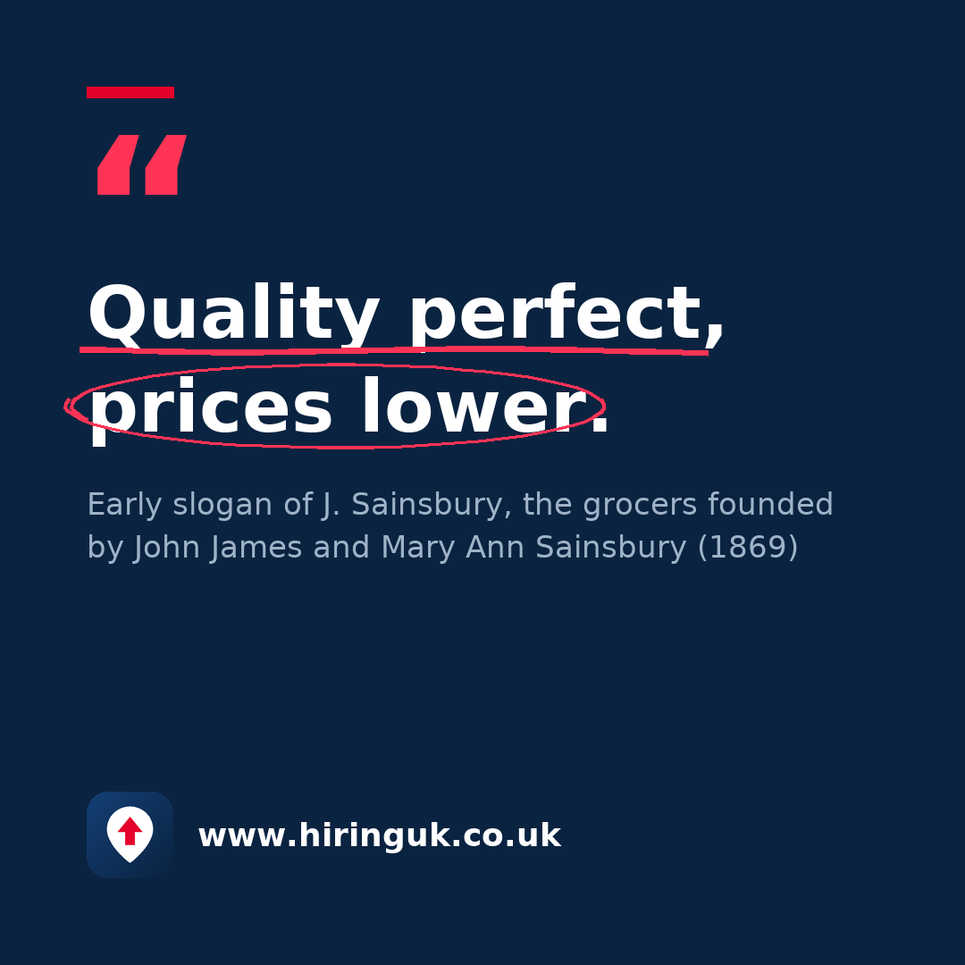 Quote card: Quality perfect, prices lower.