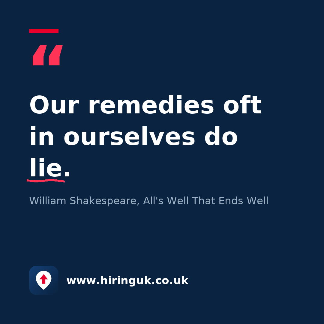 Quote card: Our remedies oft in ourselves do lie.