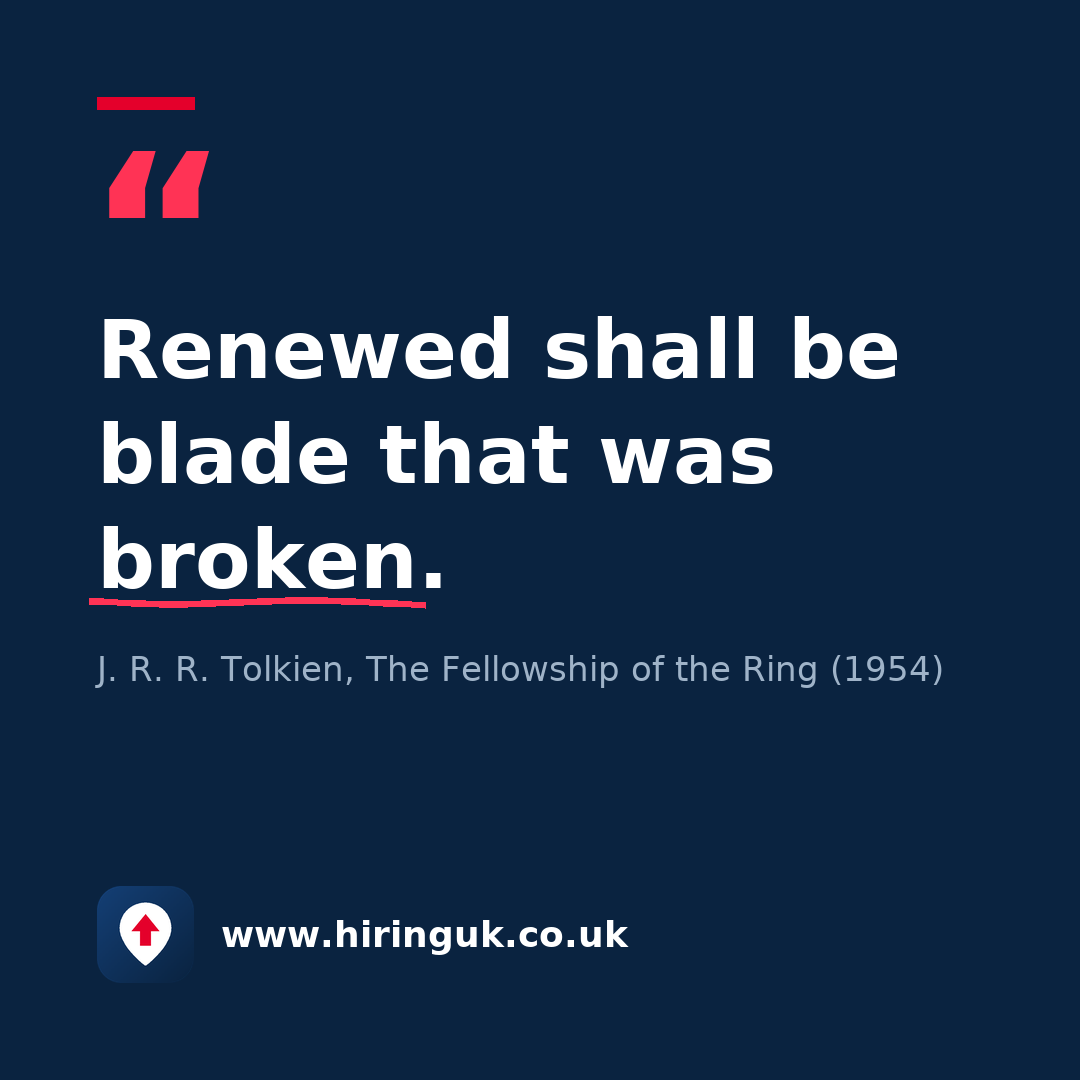 Quote card: Renewed shall be blade that was broken.